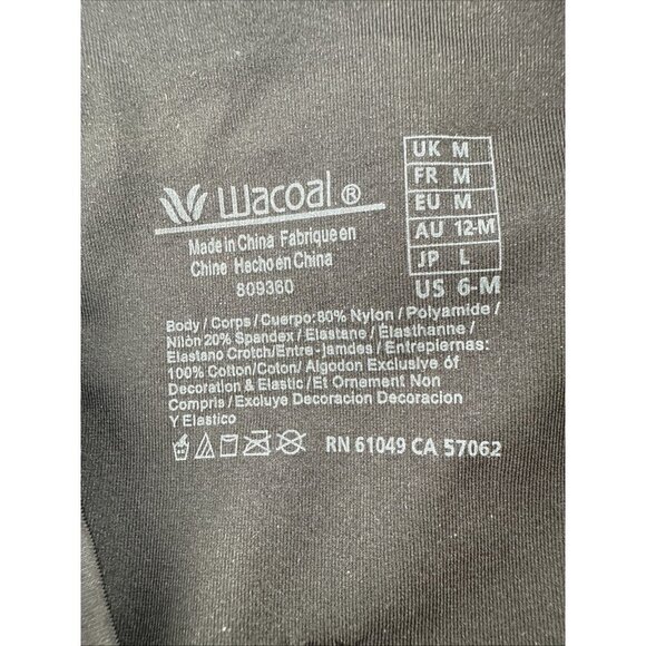 Wacoal Women's Size Medium Black Smooth Series Shaping Brief Panty 809360 New - Picture 7 of 7